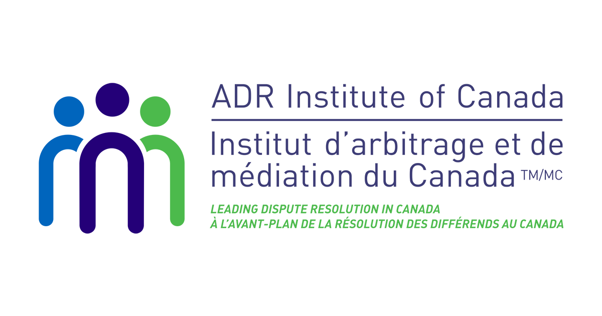 ADR Institute of Canada Member ADRIC - ADR Institute of Canada